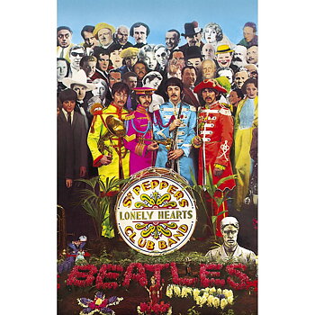 The Beatles Sgt Pepper Flag