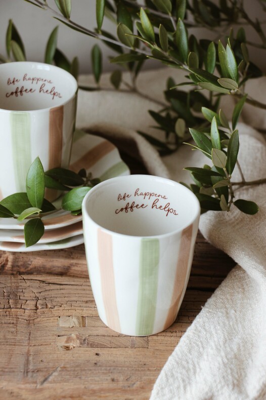 Majas feel good mugg - coffee helps - 2
