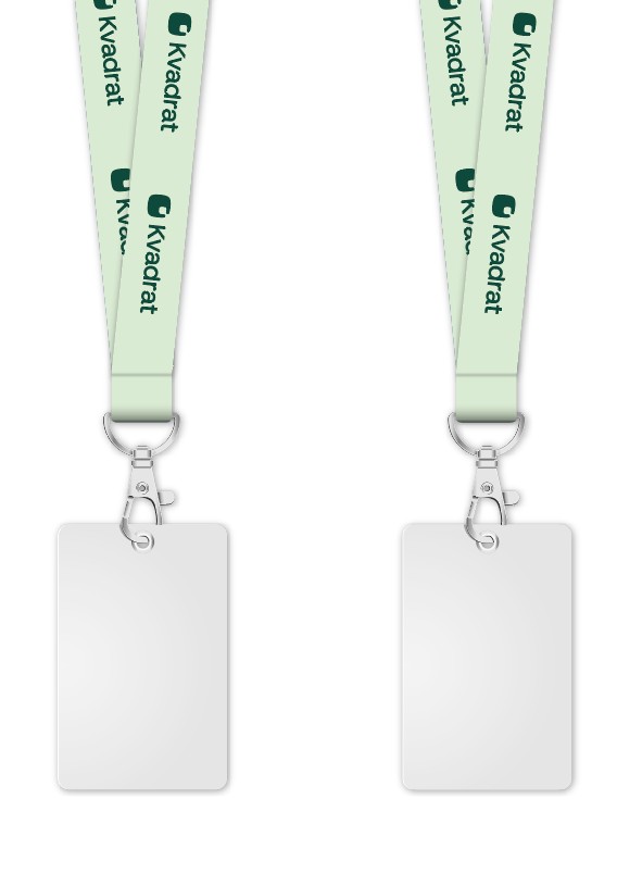 Logoband med säkerhetsspänne GRÖN 