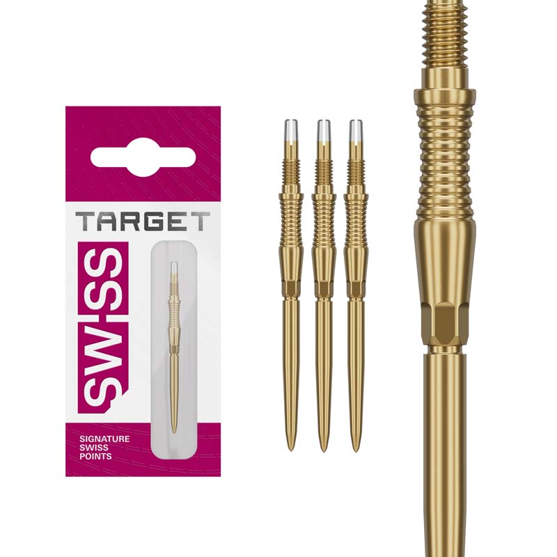 Target Signature Swiss Points RST Gold 35mm