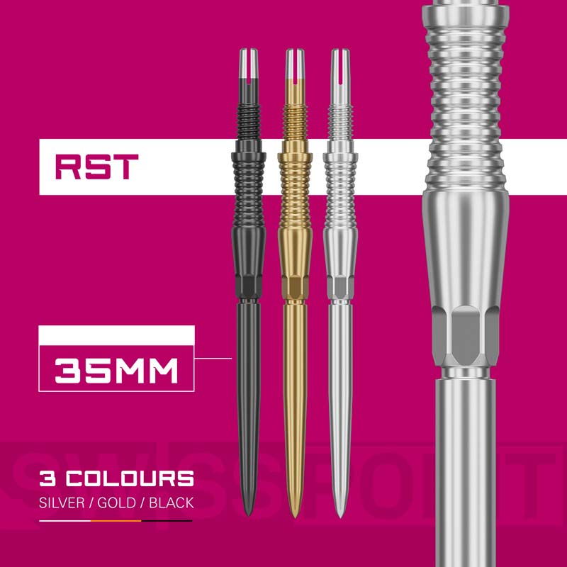 Target Signature Swiss Points RST Black 35mm - 5