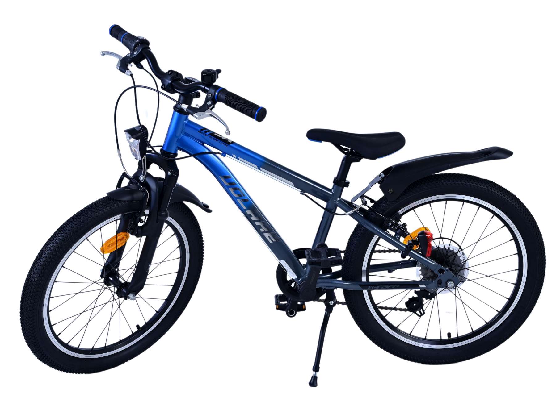 Barncykel Volare XC Race 20 tum – 7 växlar Blå/Grå för barn 6–8 år