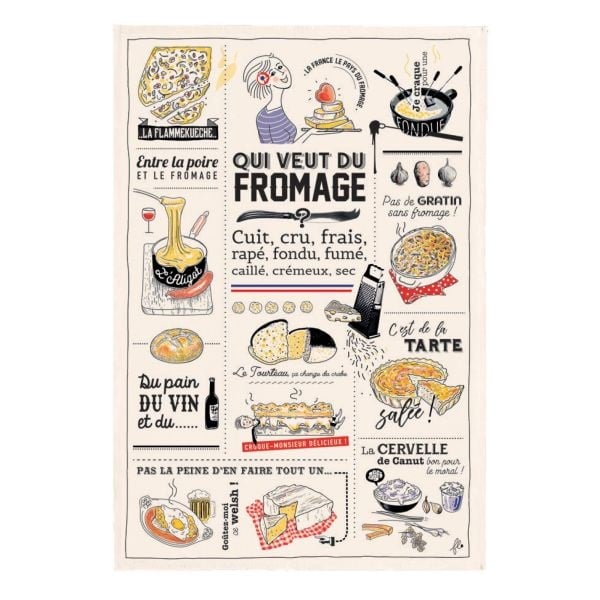 Kökshandduk – "Qui veut du Fromage?"