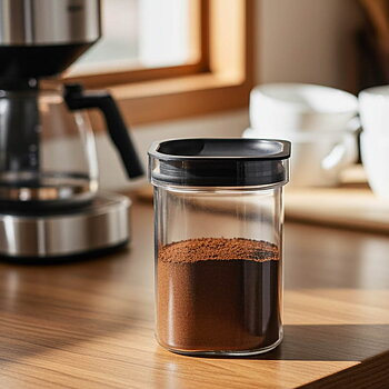 Kaffeburk / plastburk med tätslutande lock 1,6 liter