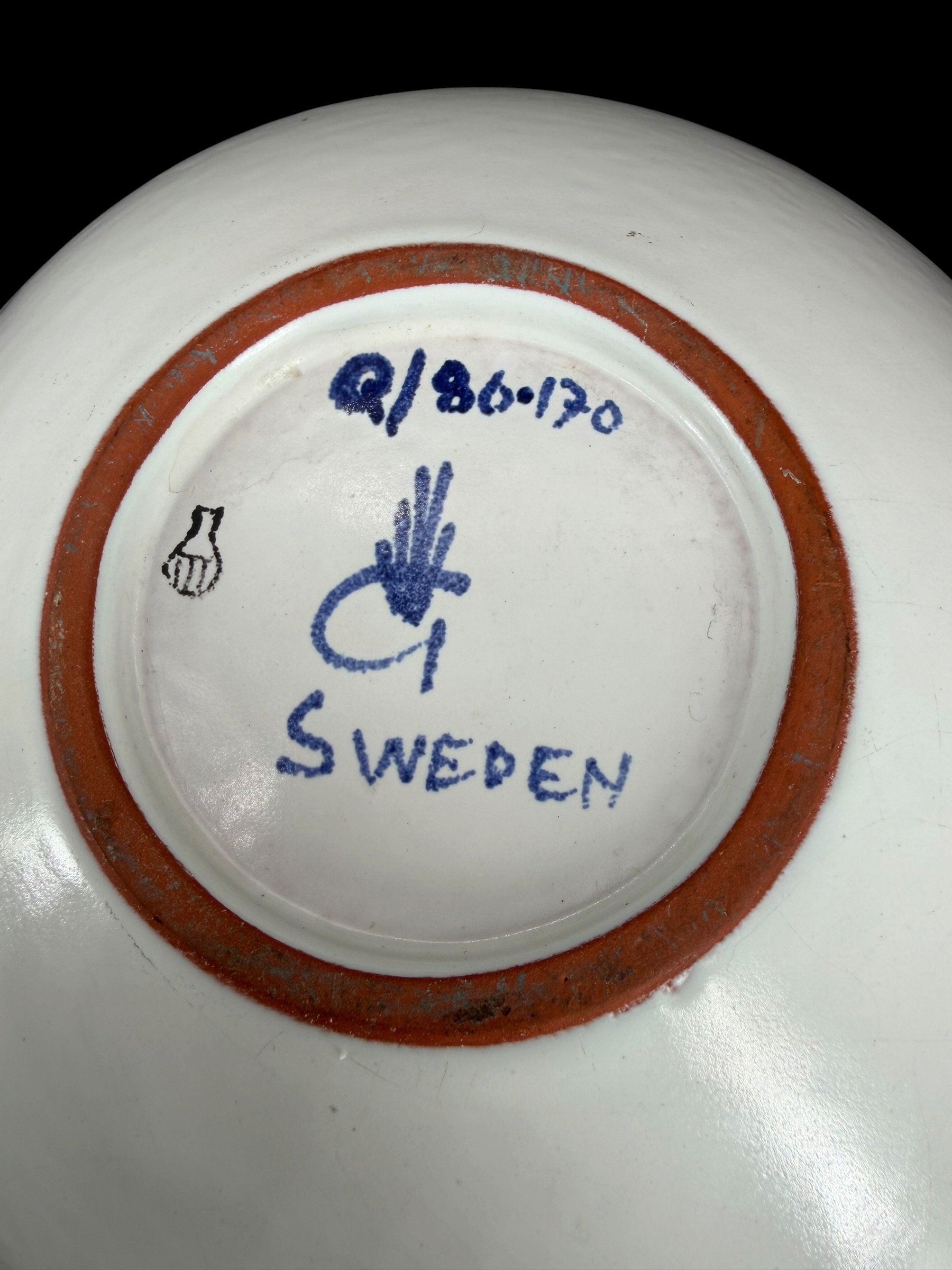 Gustavsberg Stig Lindberg fajans skål - 5