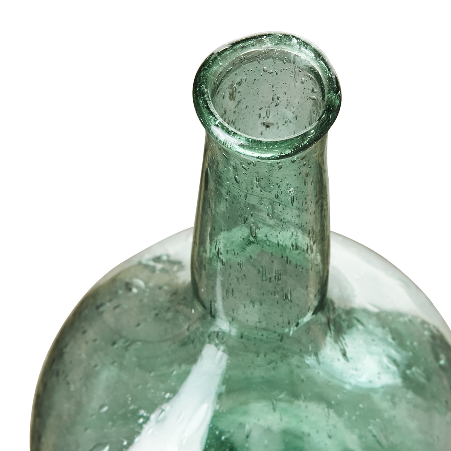 Violetta, mintgrön munblåst vas från Affari of Sweden