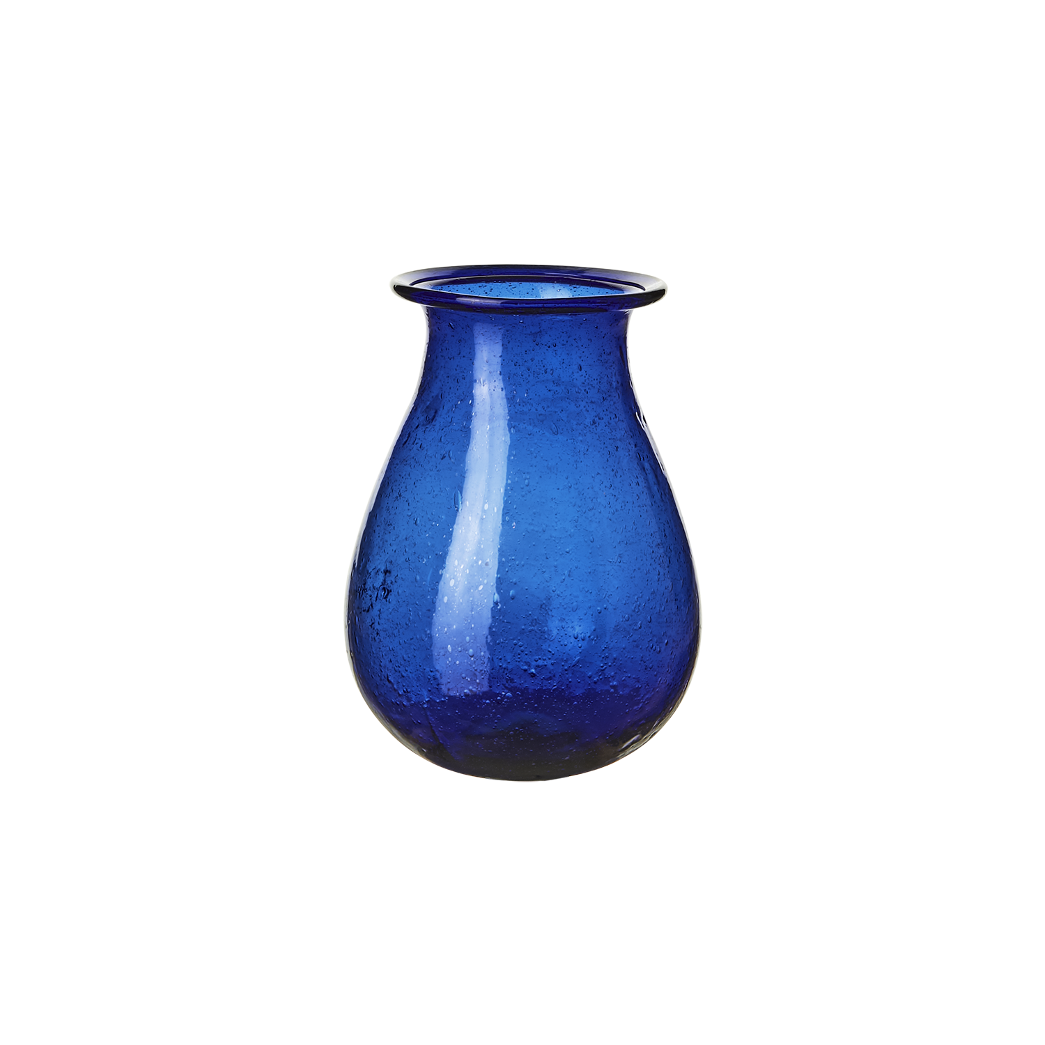 Violetta, blå munblåst vas från Affari of Sweden