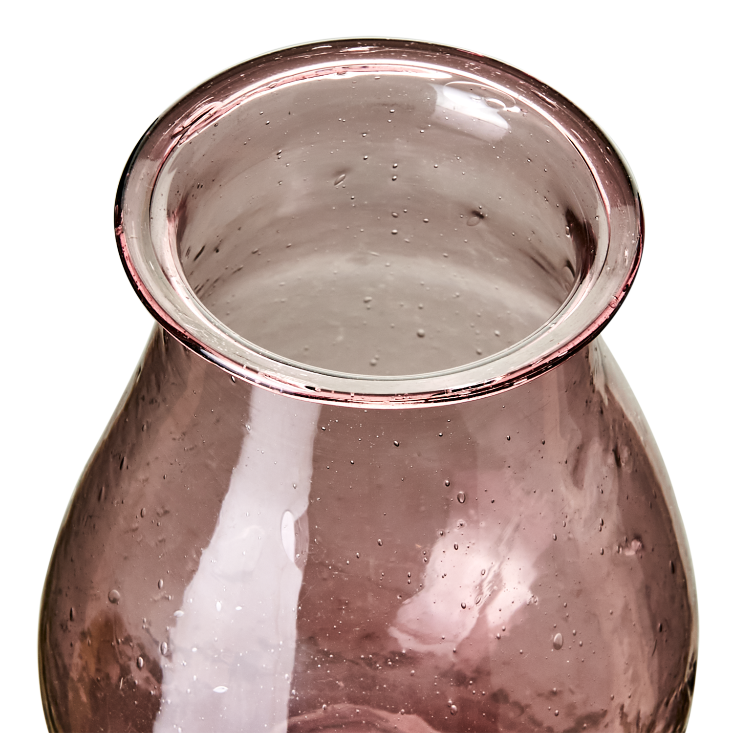 Violetta, rosa munblåst vas från Affari of Sweden
