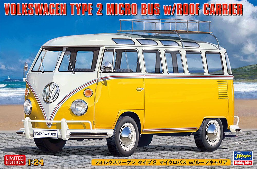 Volkswagen Type 2 with roof carrier 1/24