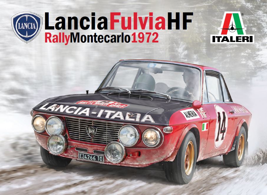 Lancia Fulvia HF Rally Monte Carlo 1972 1/24