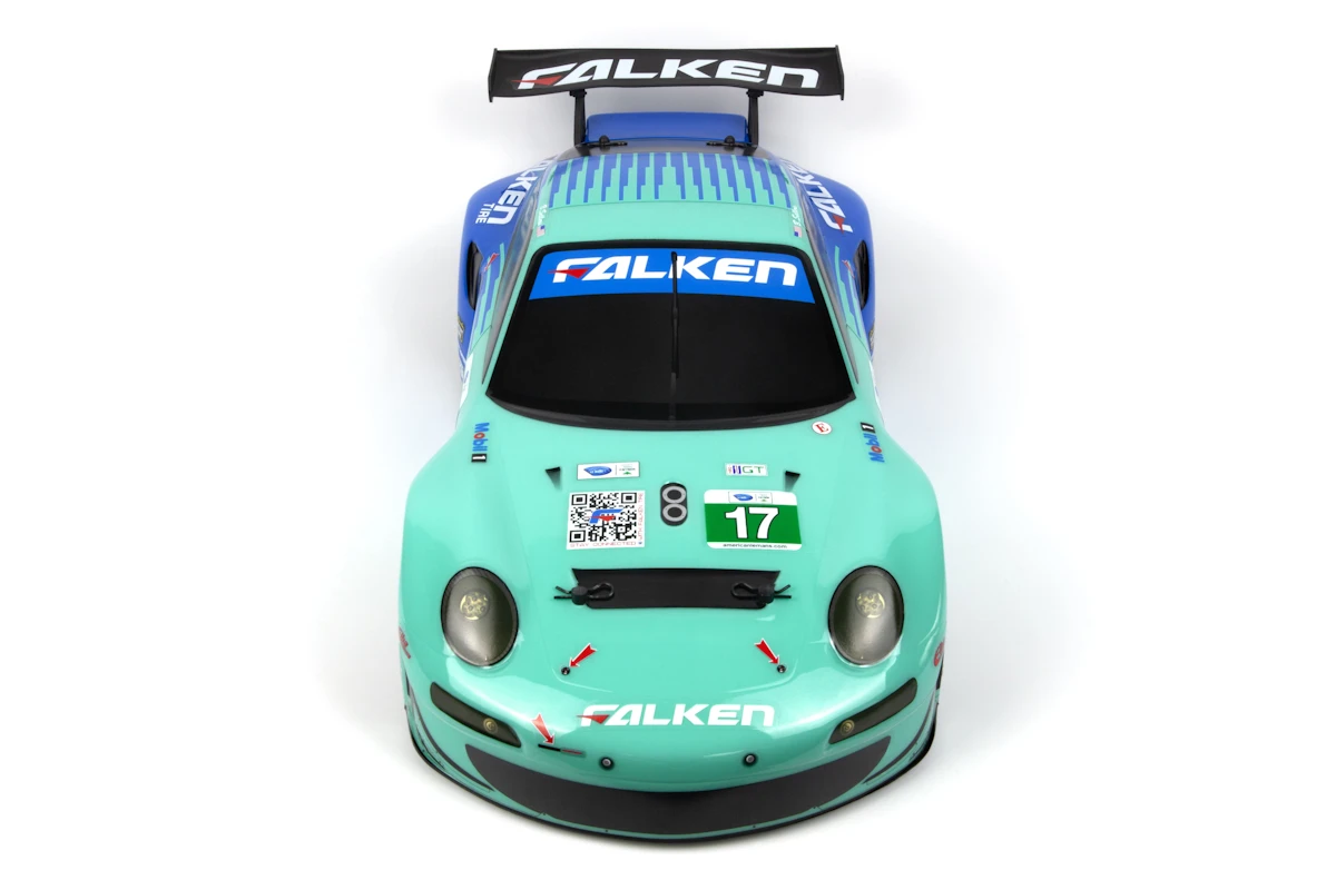 Sport 3 Porsche 911 GT3 RSR Falken Flux, u. batteri/laddare - 4