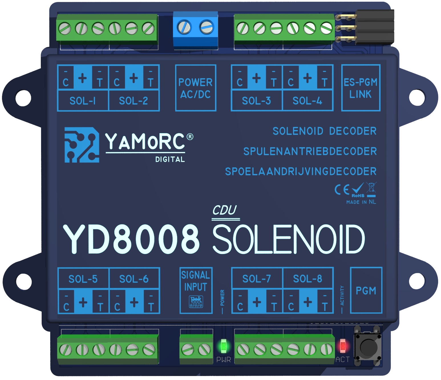 Växeldekoder 8-utg CDU - 3