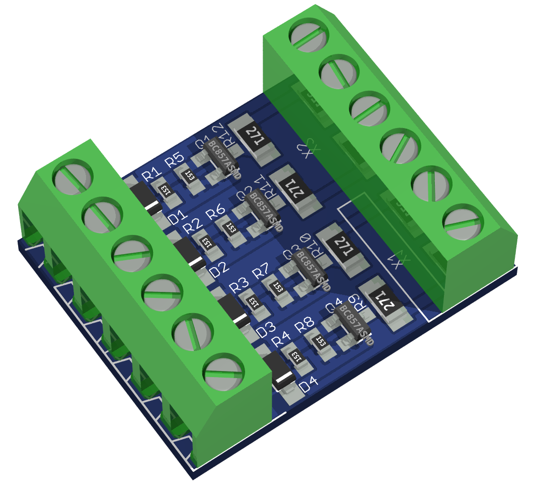 2 pcs Common Anode to Common Cathode Interface