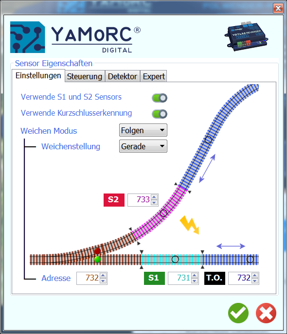 Vändslingemodul YD7432 - 6