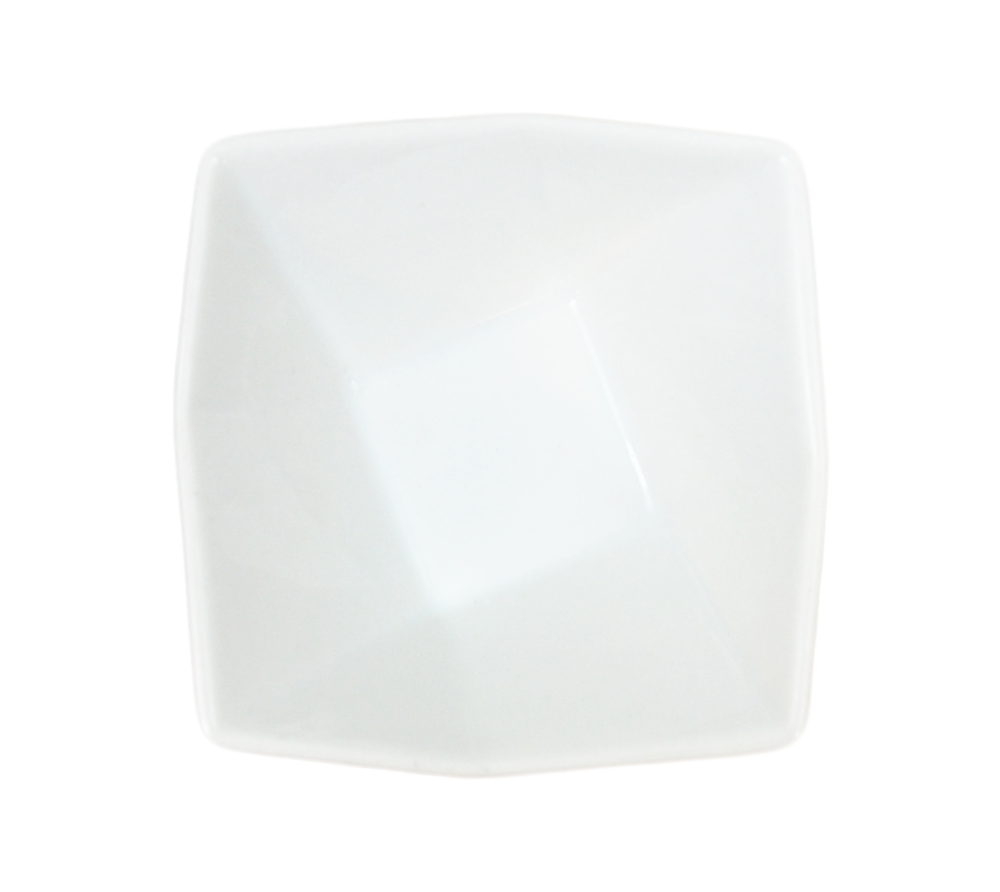 Mini Porcelain Bowl Veck Square - 8 pack - 3