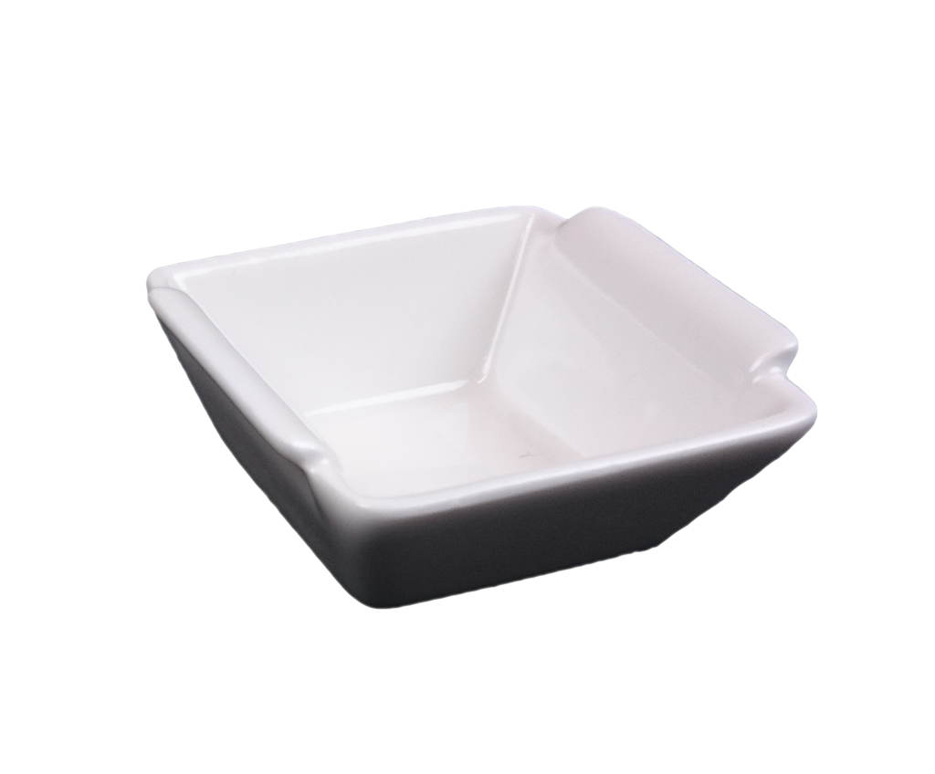 Mini Porslins Skål Dip Handtag - 10 pack