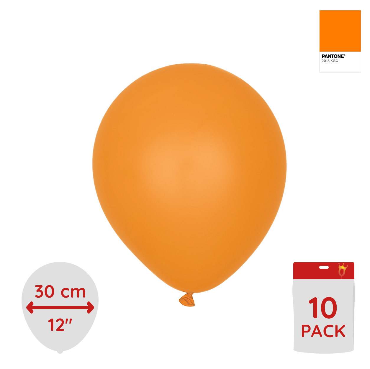 Orange - Latexballong