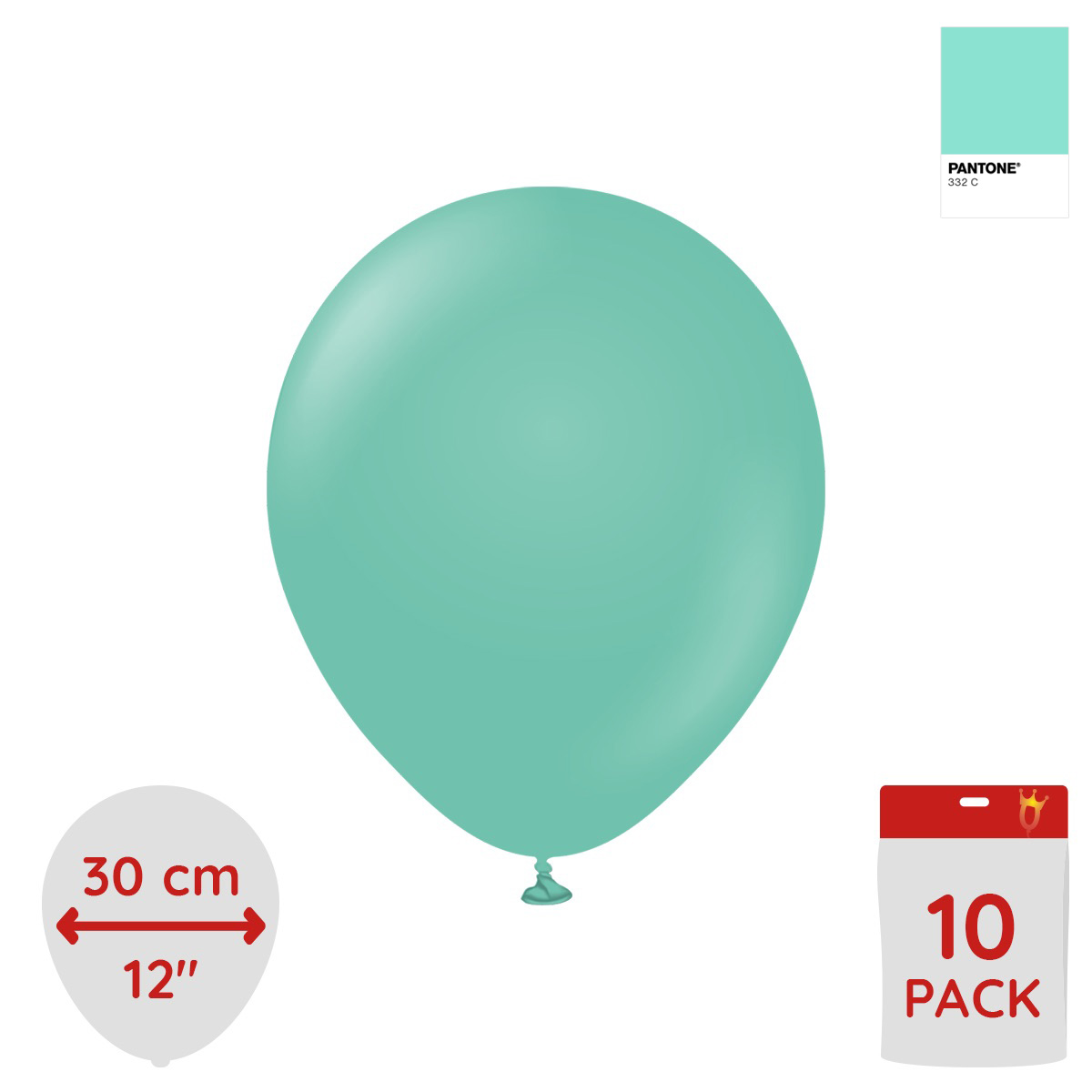 Sea Green - Latexballong