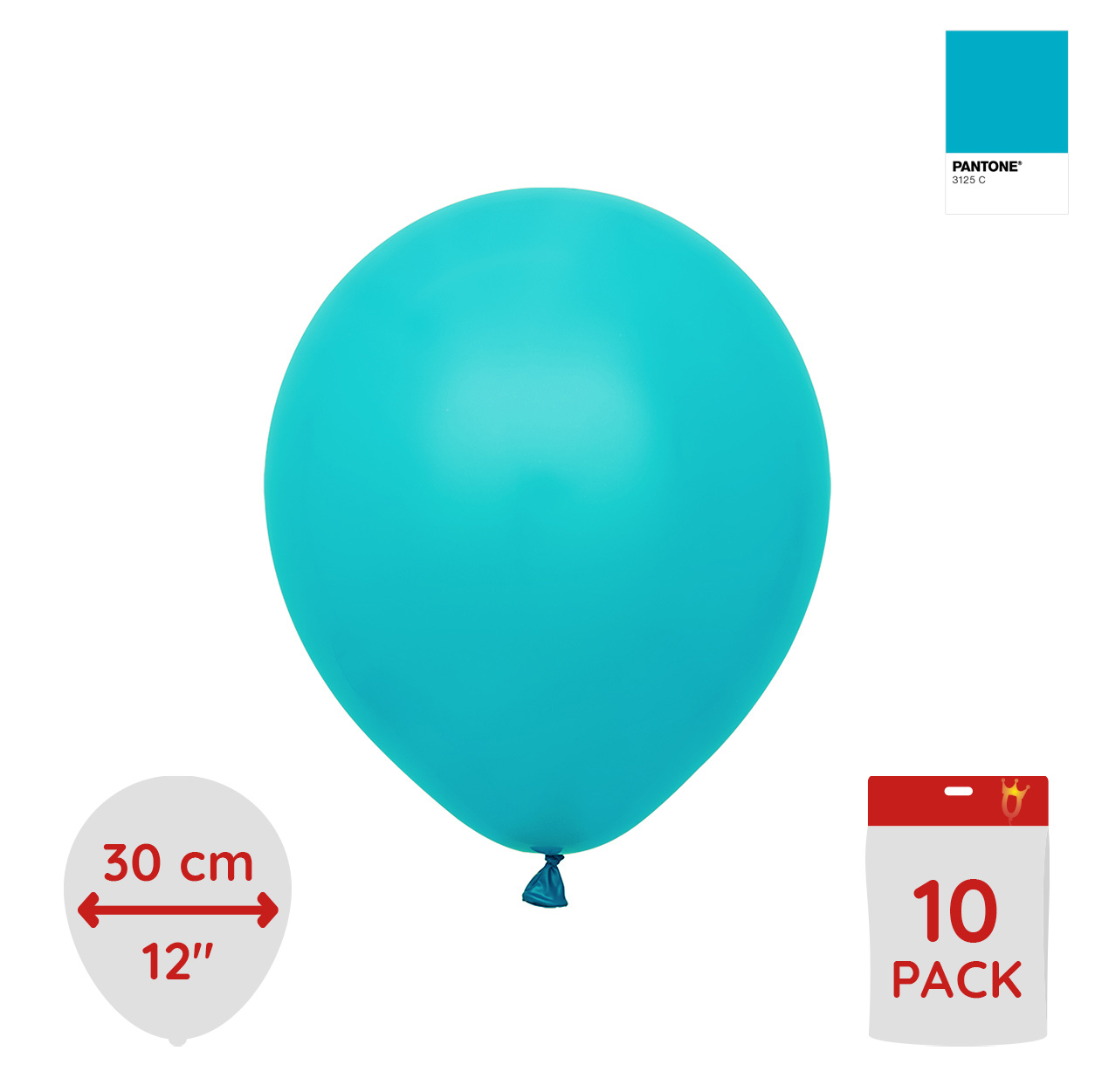Turquoise - Latexballong