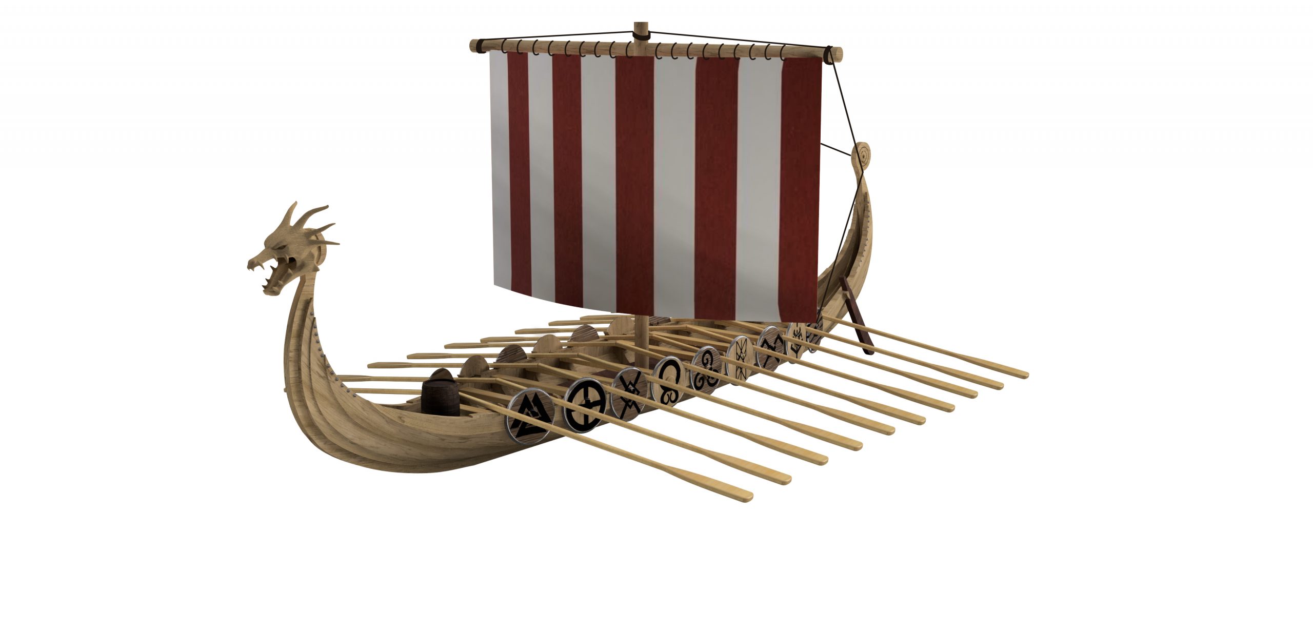 1/35 Viking Boat 19,5 cm