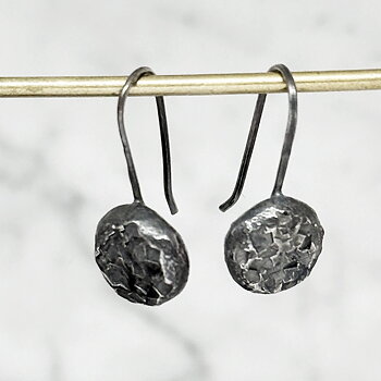 Örhängen MELTED återvunnet silver
