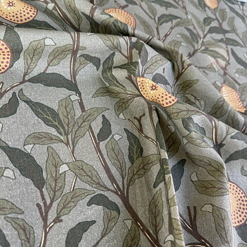 Morris Inspirerad Poplin Citronträd