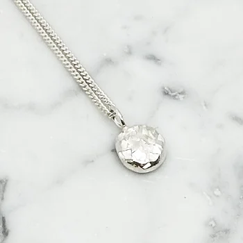 Halsband MELTED återvunnet silver