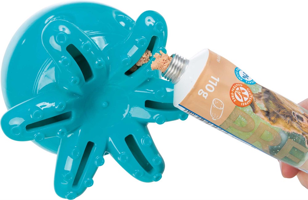Trixie Hundleksak TPR Snacksbläckfisk 11cm Blå - 6