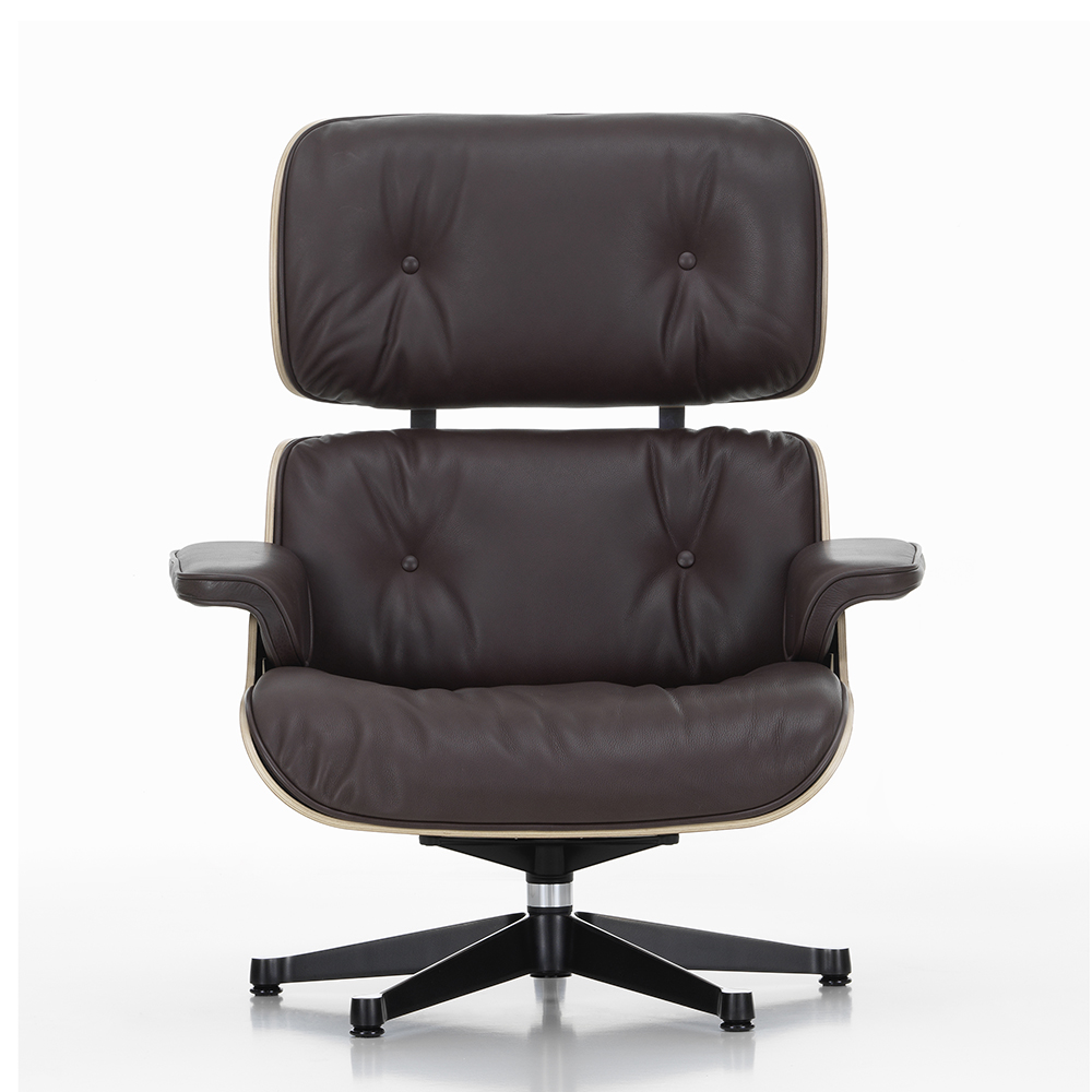 Eames Lounge Chair Fåtölj - Walnut Dark (läder) - Vitra - 4