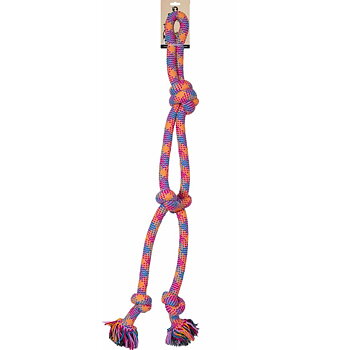 Ozami Dog Toy Big Rope Loop 5 Knots 85 cm