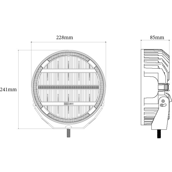 BriodLights Olympus 9 LED Ekstralys | White - 10