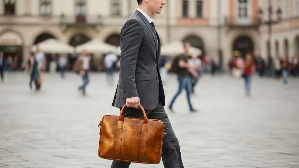 Laptop-väska  Cognac - 2