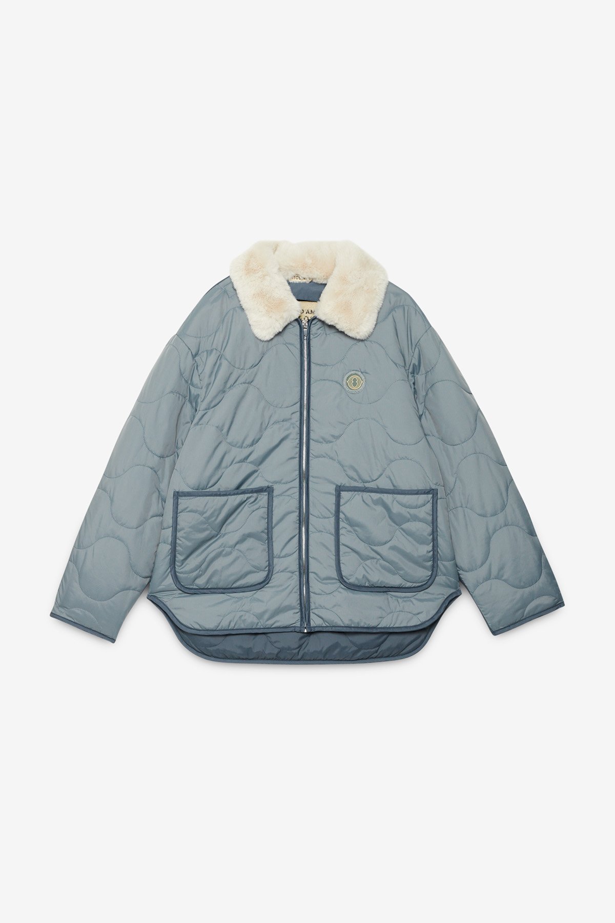 OttodÁme - Short Puffer Jacket With Hood Polvere - 6