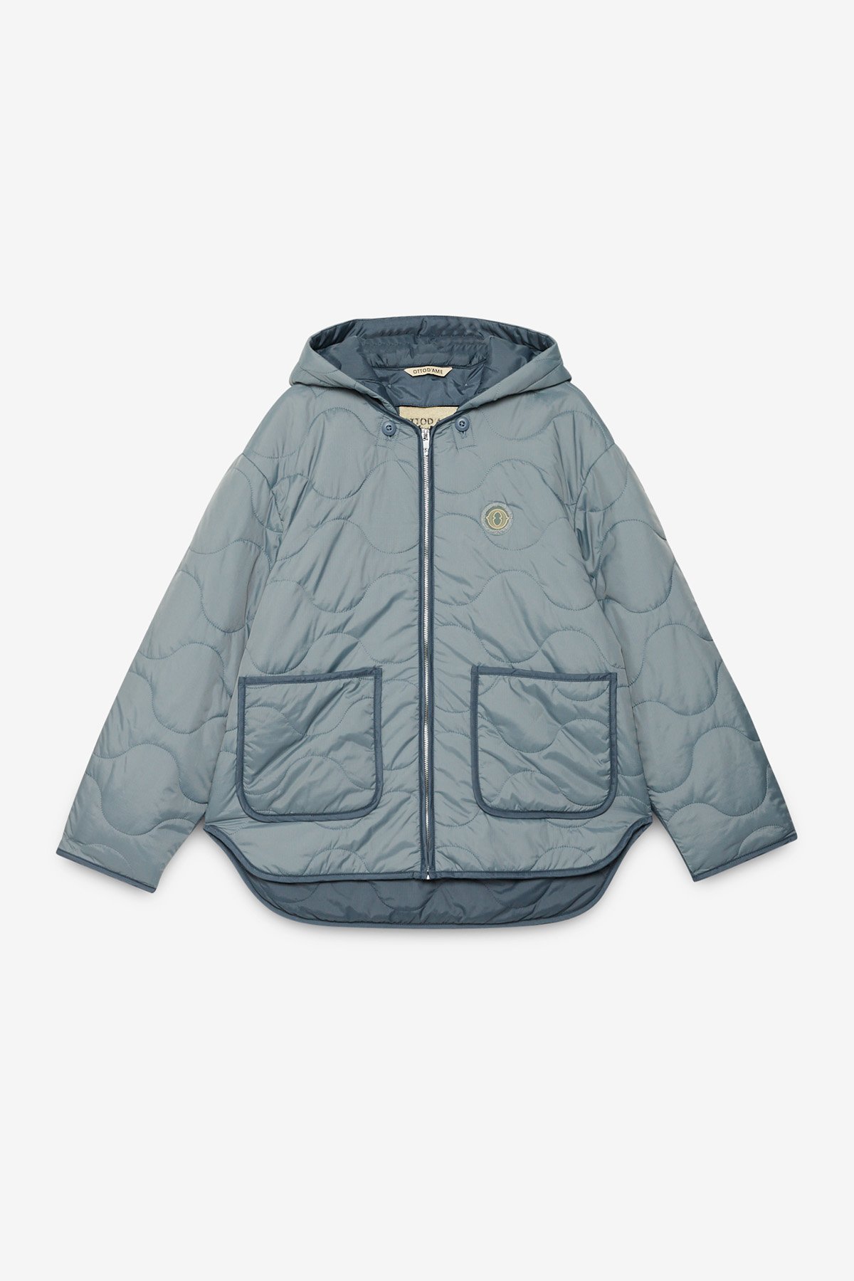 OttodÁme - Short Puffer Jacket With Hood Polvere - 7