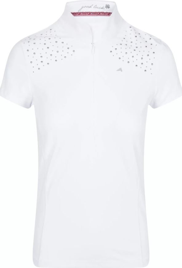Euro-star ERJaira Short Sleeve Competition Top - White