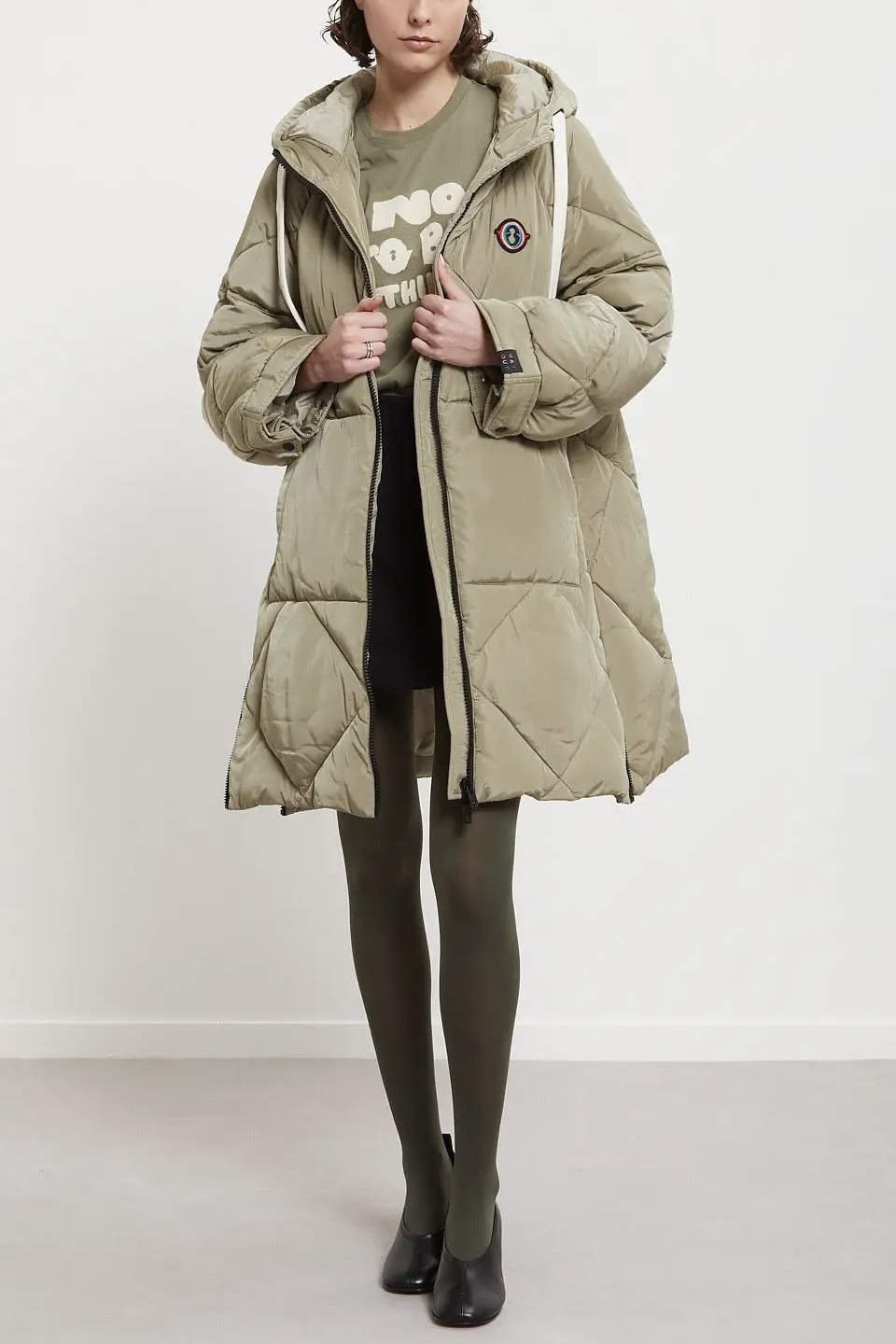 OttodÁme - Midi Puffer Jacket With Hood Salvi