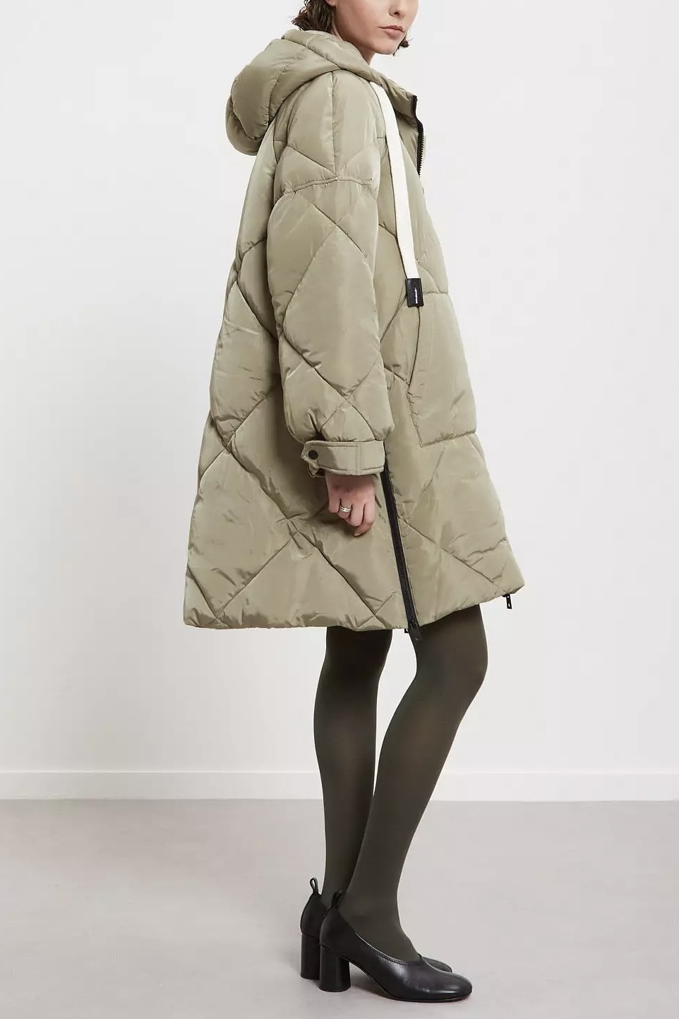 OttodÁme - Midi Puffer Jacket With Hood Salvi - 2