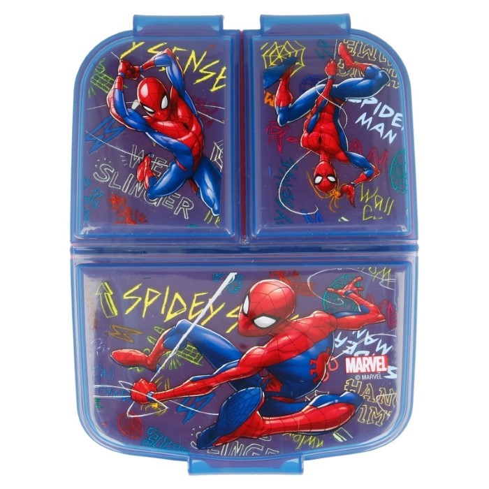 Spiderman Matlåda 3-fack Graffiti