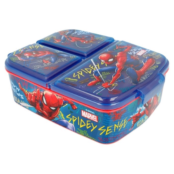 Spiderman Matlåda 3-fack Graffiti