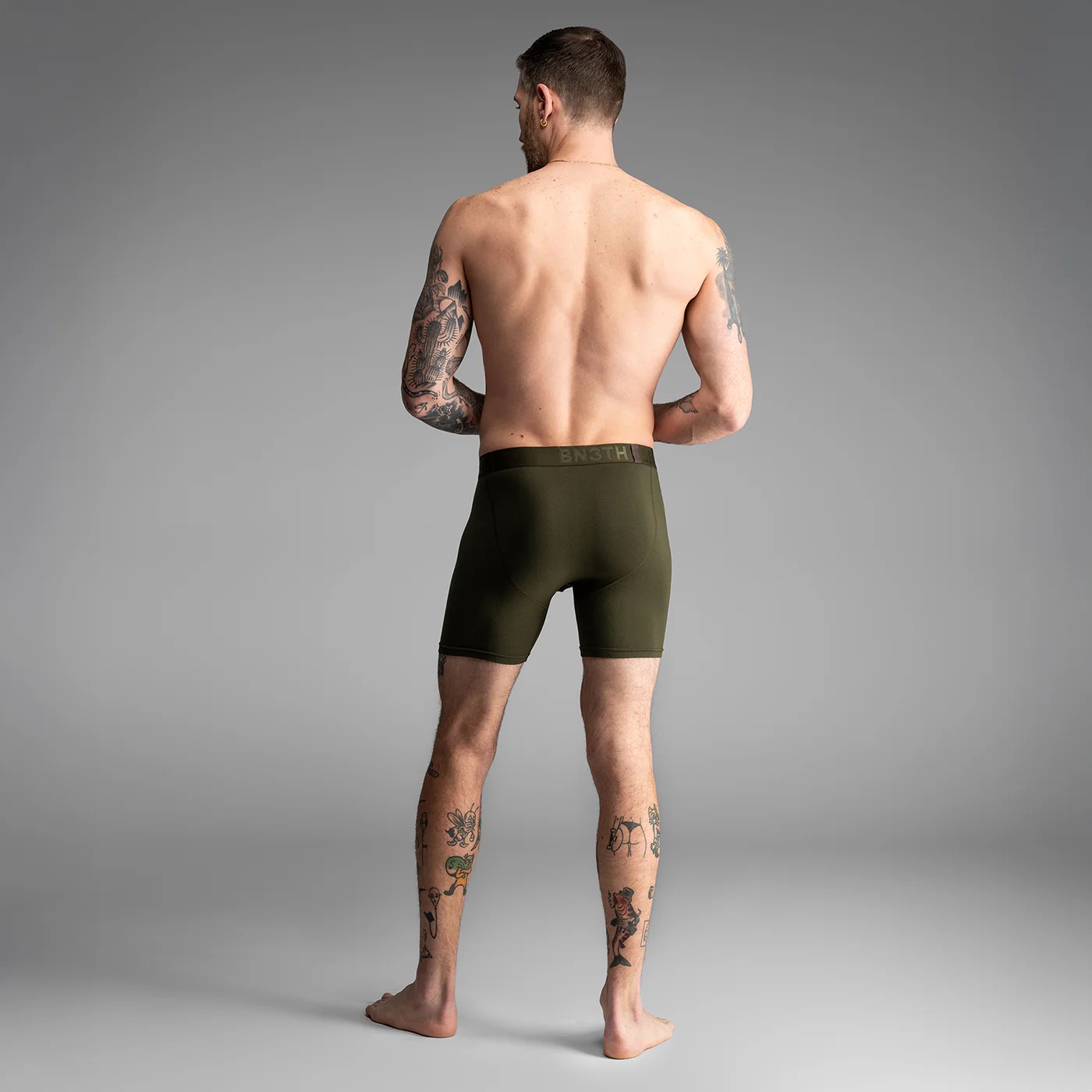 CLASSIC ICON BOXER BRIEF SOLID - DUFFLE GREEN - 5