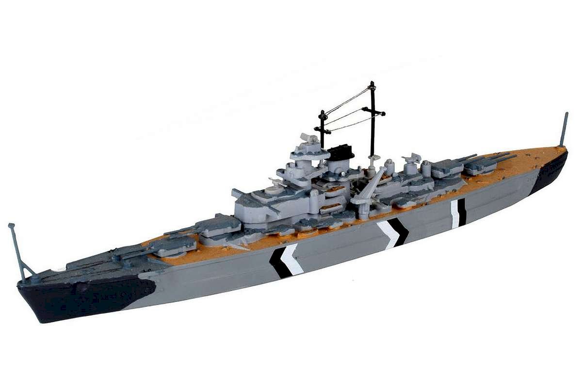 Modellset: Slagskepp Bismarck 1/1200 - 2