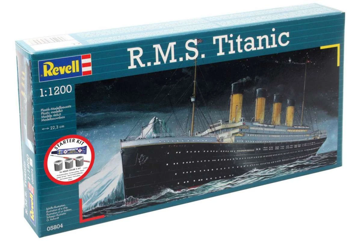 Model set: R.M.S Titanic 1/1200