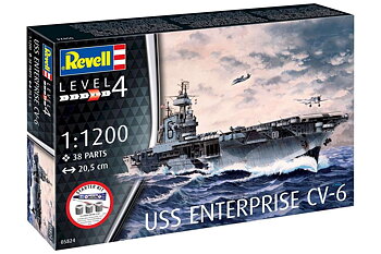 Modellset: USS Enterprise CV-6 1/1200