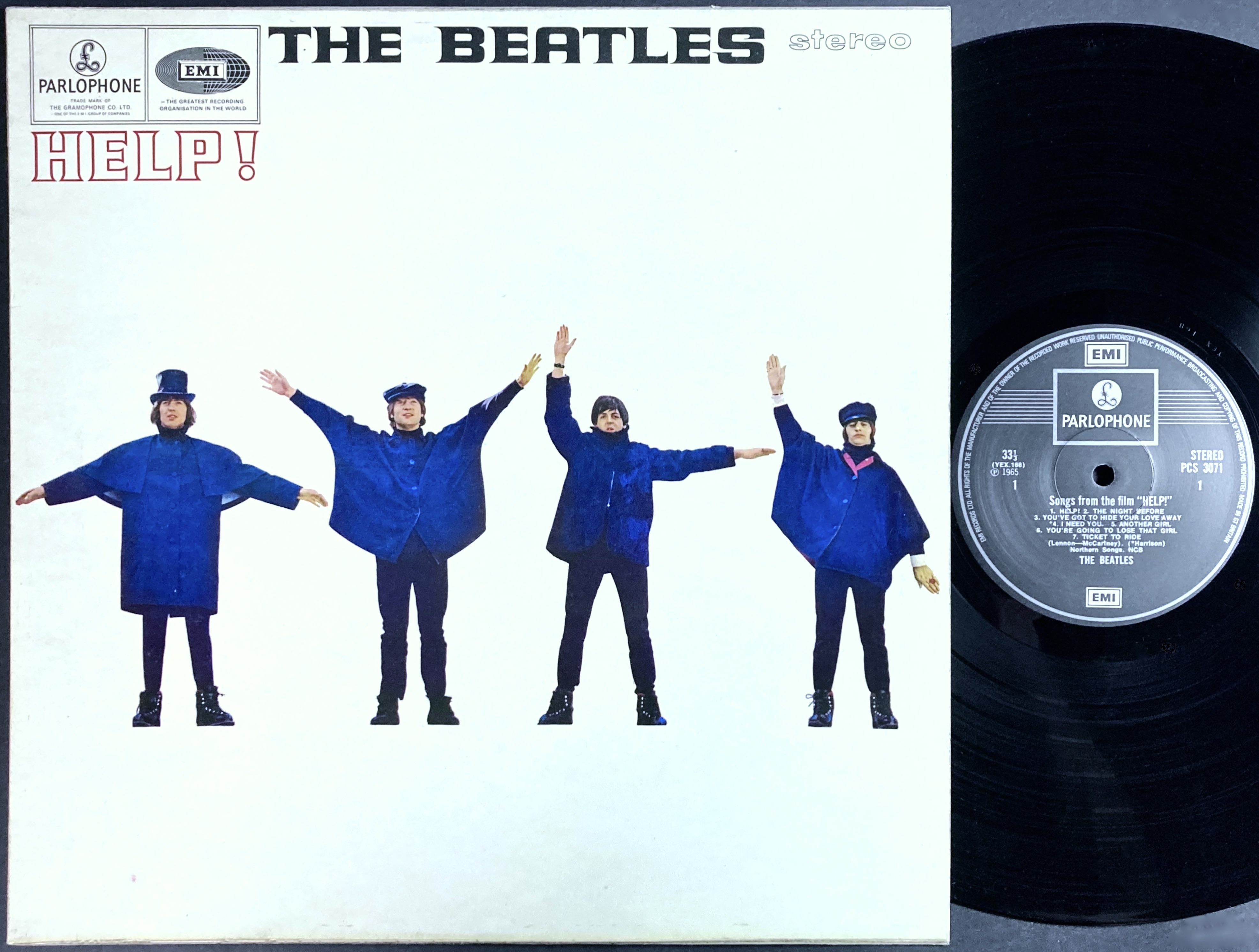 BEATLES - Help! UK stereo LP 1965
