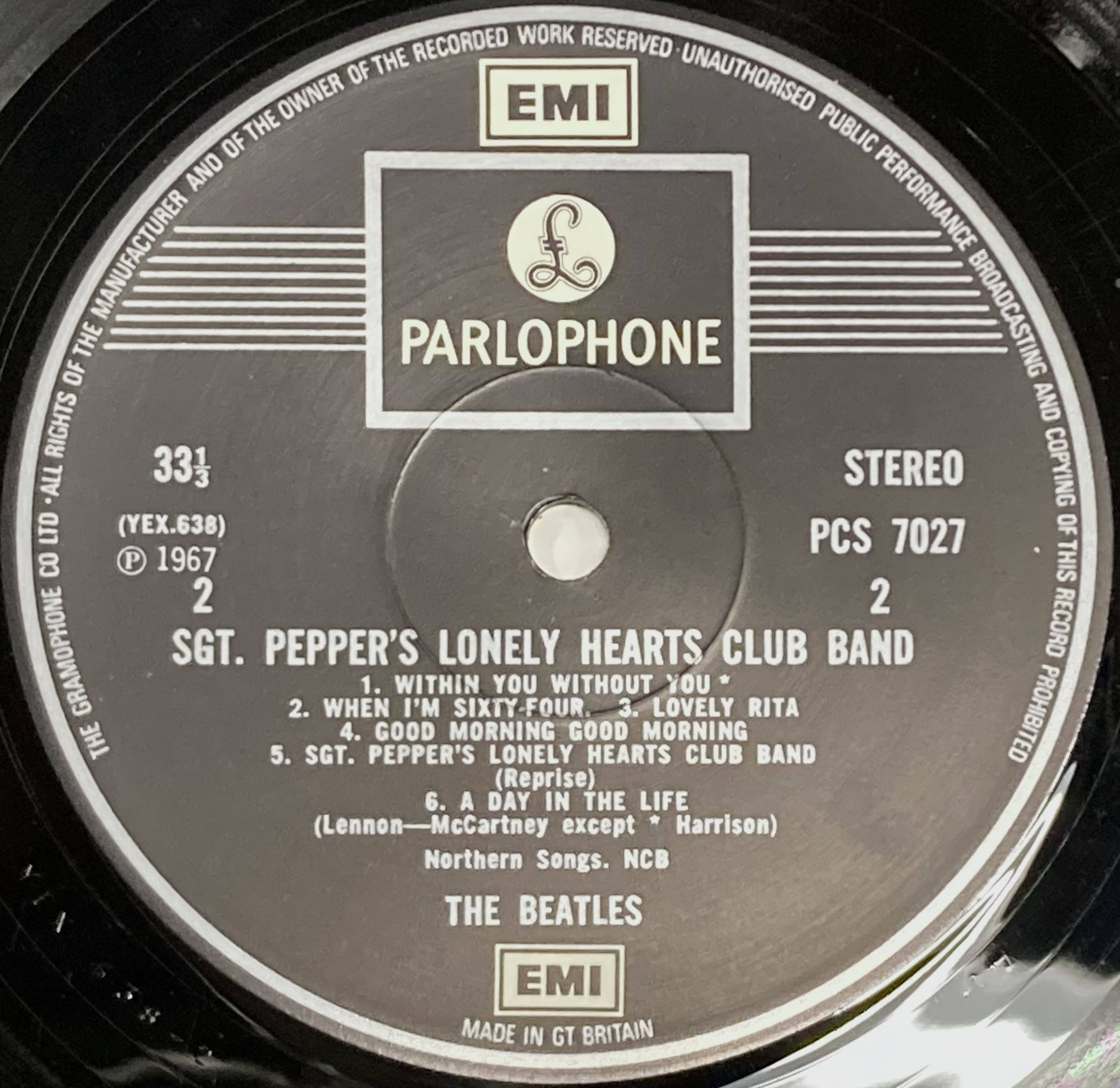BEATLES - Sgt Peppers LHCB UK stereo LP 1967 - 5