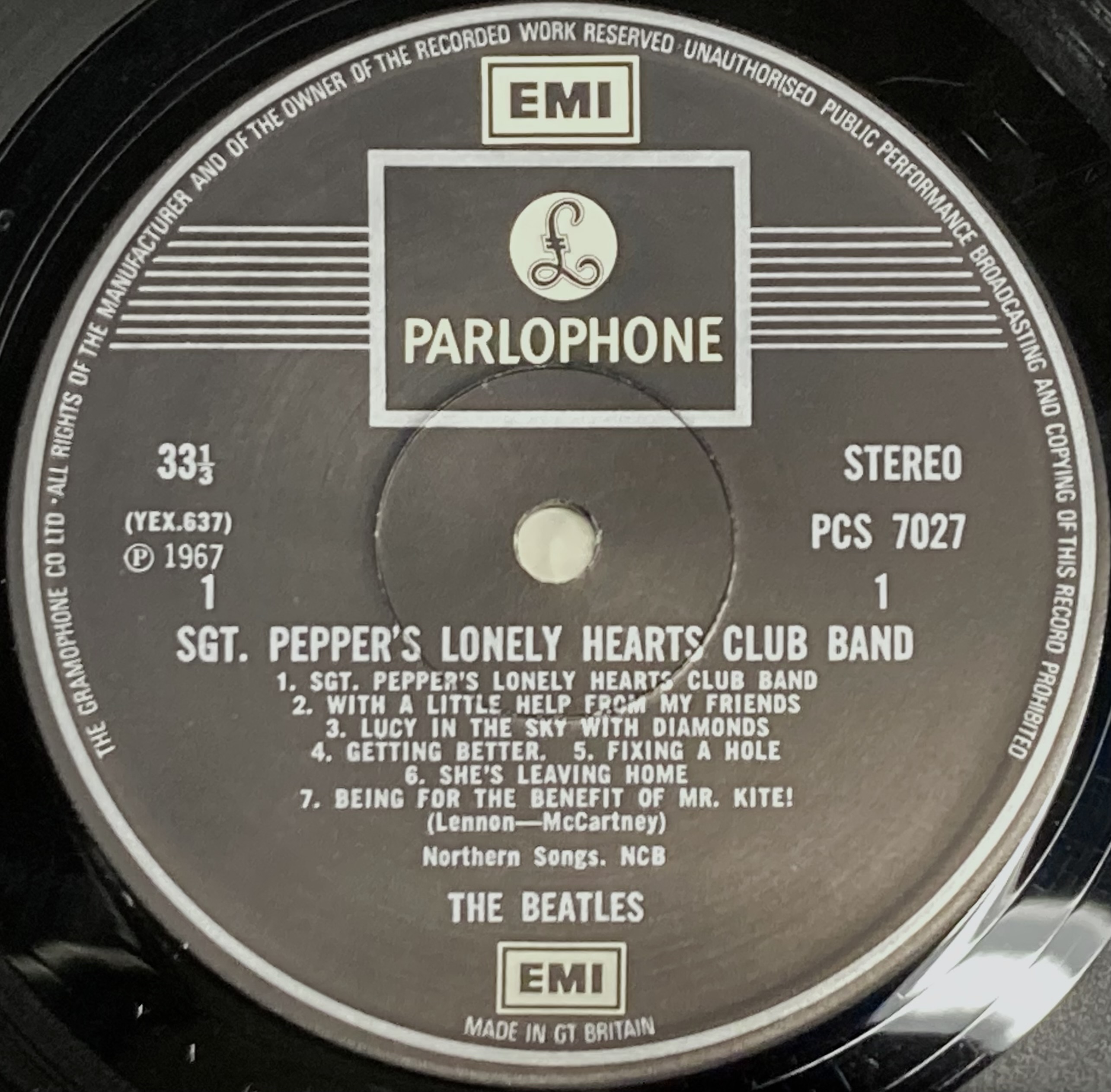 BEATLES - Sgt Peppers LHCB UK stereo LP 1967 - 4
