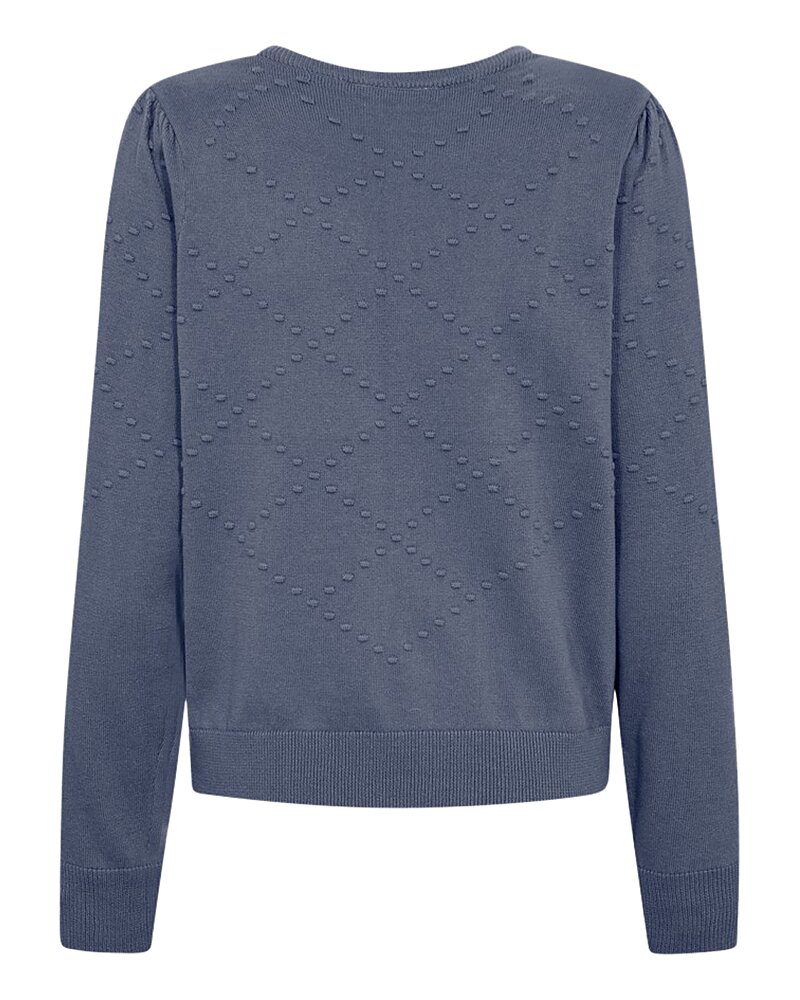 Jumper Dodo lång puffärm denimblå