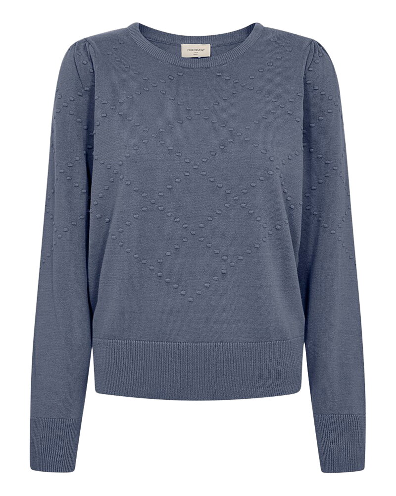 Jumper Dodo lång puffärm denimblå