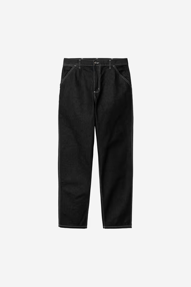 Carhartt WIP Simple Pant Black One Wash Jeans - 6