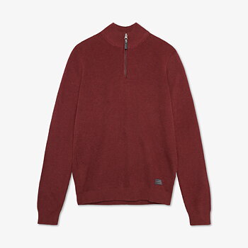 Signal - Keanu Structure Knit - Cherry Chocoalte Melange